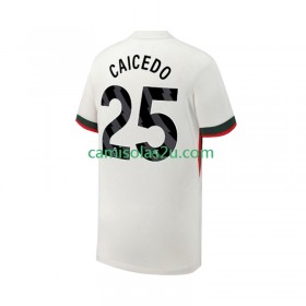 Camisolas de futebol Chelsea Moises Caicedo 25 Equipamento Alternativa 2025/26 Manga Curta